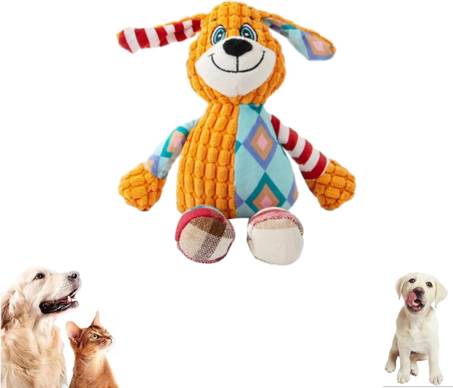 Pet Supplies Immortal Squeaker Plush Toy, Indestructible Squeaky Toys