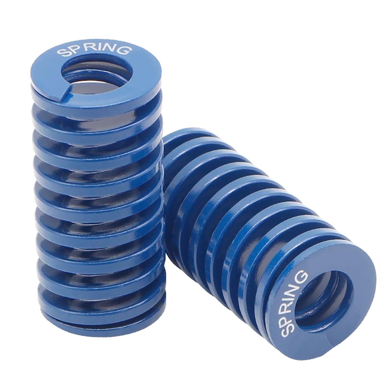 Buffer Compression 4 Pieces, Light Load Compression Mould Die Spring, 18mm Outer Diameter, 25-100mm Length, Light Load Compression Mould Die Spring, TL 18 * 4*L, Blue Spiral Loaded (Size : 80mm)