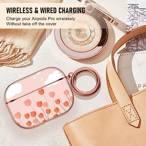Image of Valkit for Airpods Pro 2nd Generation Case, Creative and Unique Pattern Airpods Pro 2 Protective Hard Case Skin Portable & Shockproof Women Men Lanyard Wireless Charging with Lanyard for Airpod Pro 2