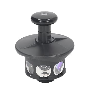 360 Degree Reflective Prism for Surveying, Anti Wear & Anti Drop, K9 Glass Material, Small & Compact, Easy Carrying, Wide Application