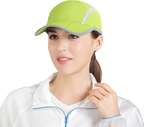Miniatura 2 de connectyle plegable malla deportes cap con transpirable con rayas reflectantes Sun Runner Cap