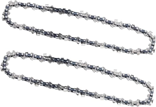 6 Inch Mini Chainsaw Chain Replacement, 2 Pcs Chains for Cordless Mini Chainsaw, 1/4" LP Pitch, 36 Drive Links Saw Chain for JOVANT Chainsaw Chain2PCS