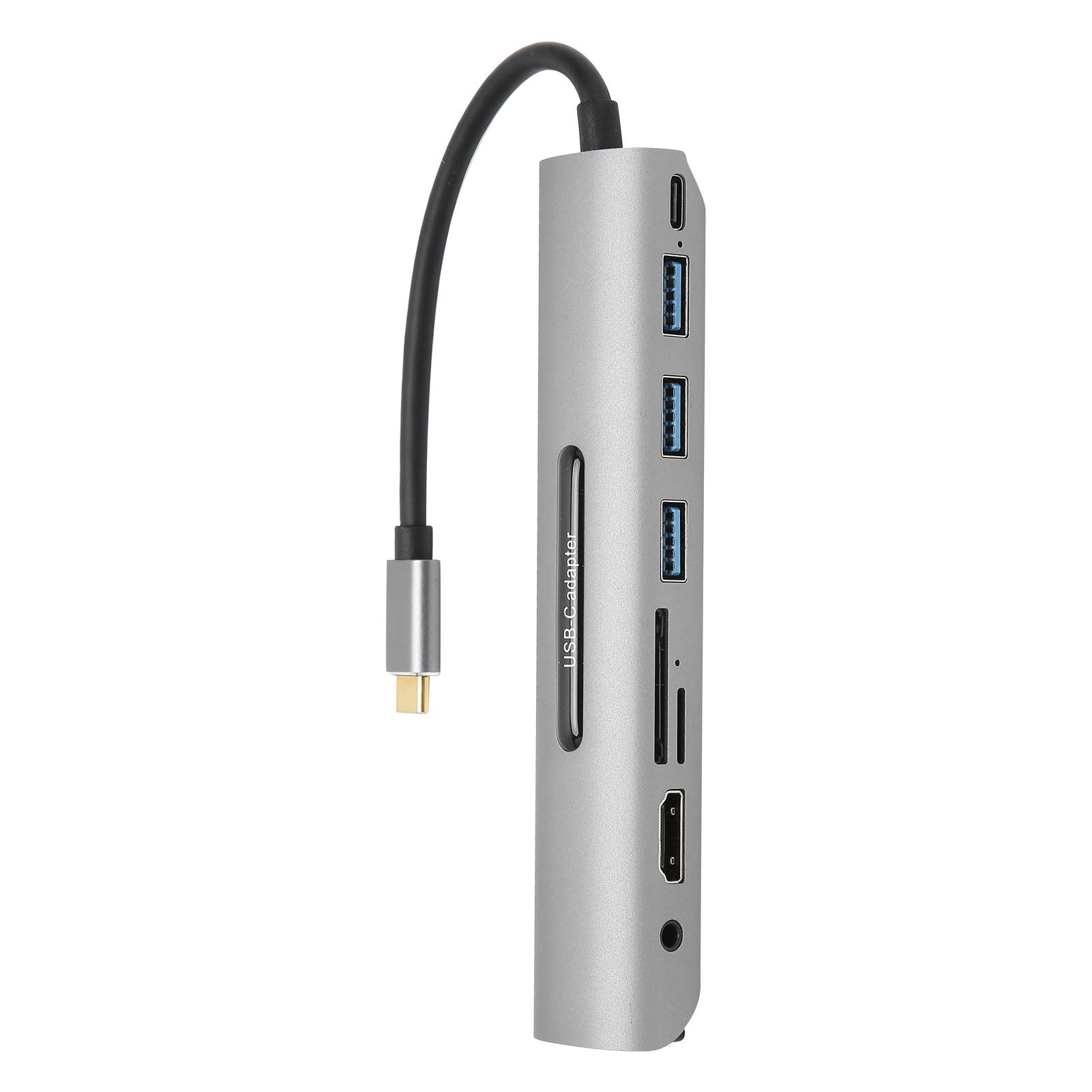 Convertitore Docking Station 9 in 1 di Tipo C Uscita 4K HD per Laptop, Telefoni, Tablet Lega di Alluminio per Impiegati