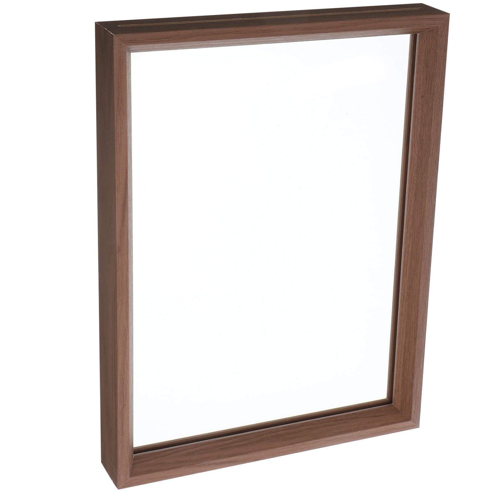 Cadre photo de style porte-photo bois marron chic format A4