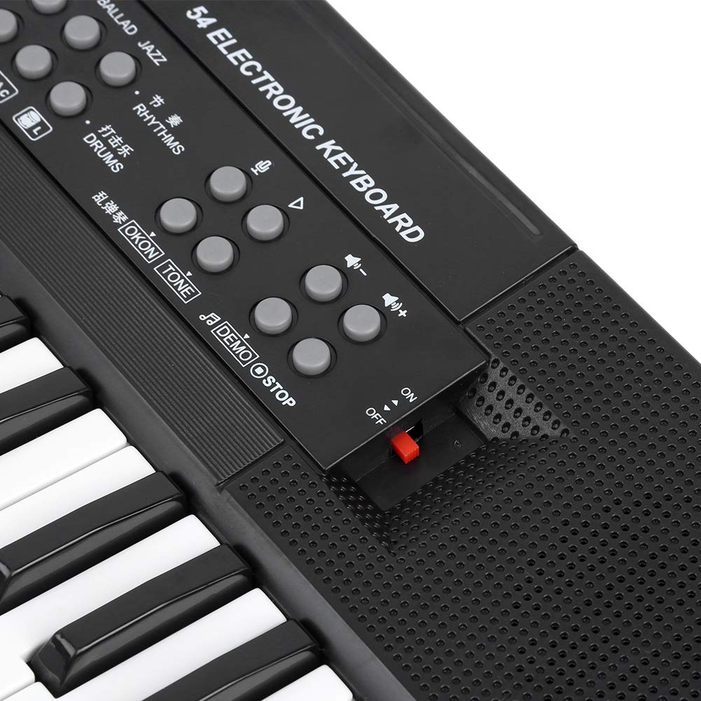 Tastiera Elettronica 54 Tasti per Pianoforte con Microfono Registrazione BF-5438
