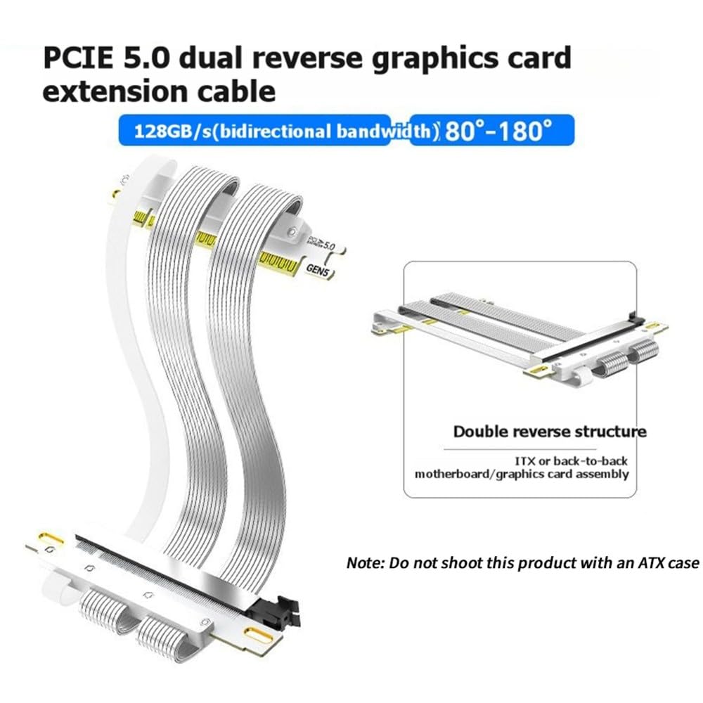PCIe 5.0 X16 Estensione con Compat PCIe 4.0/3.0 da PC GPU