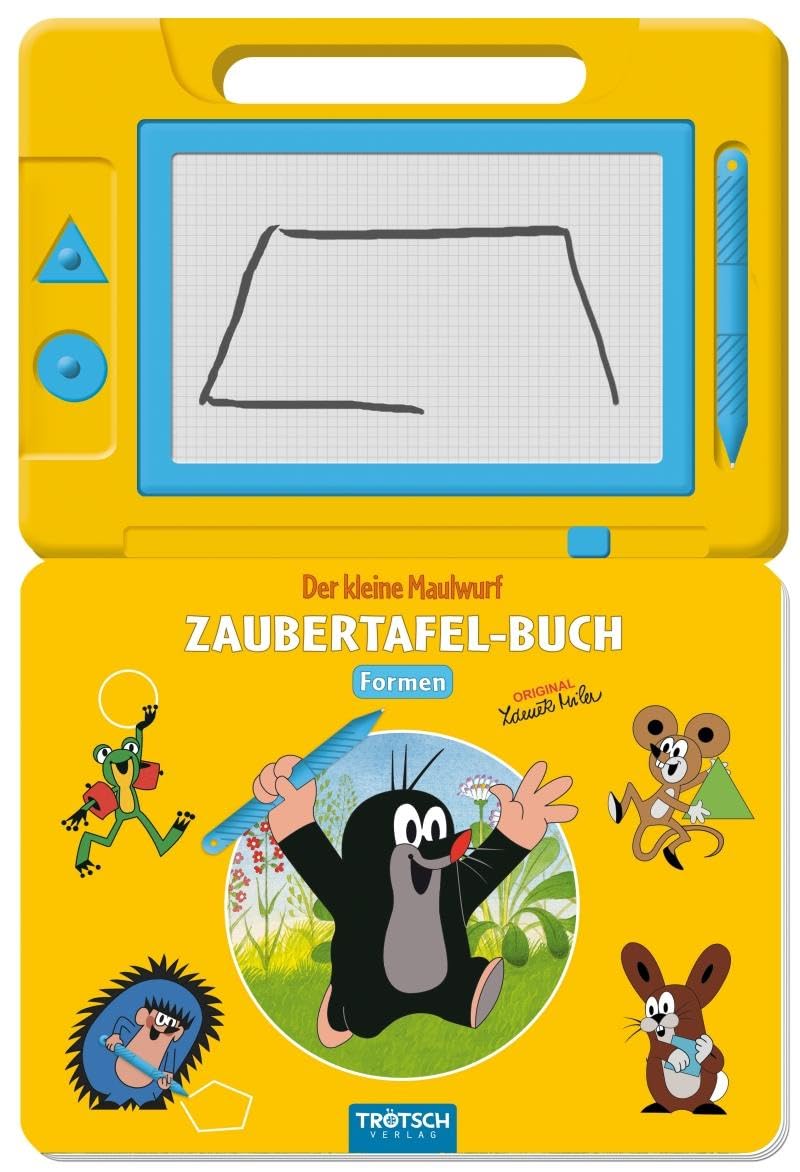 Zaubertafel-Buch "Der kleine Maulwurf": Beschäftigungsbuch Malbuch Übungsbuch