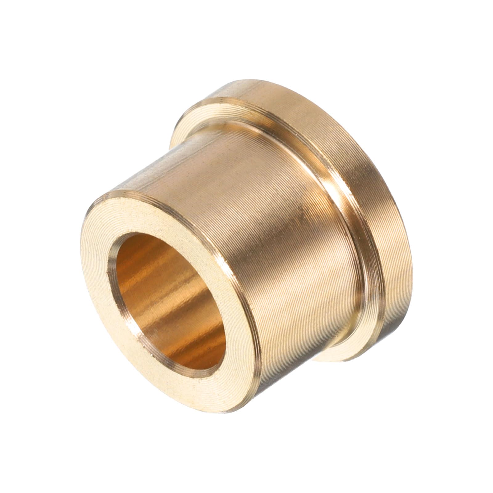 Oilite Bronze Flange Bushing – 1/4" ID X 3/8" OD X 1/4" Length, Brass Shim Spacer Bearing