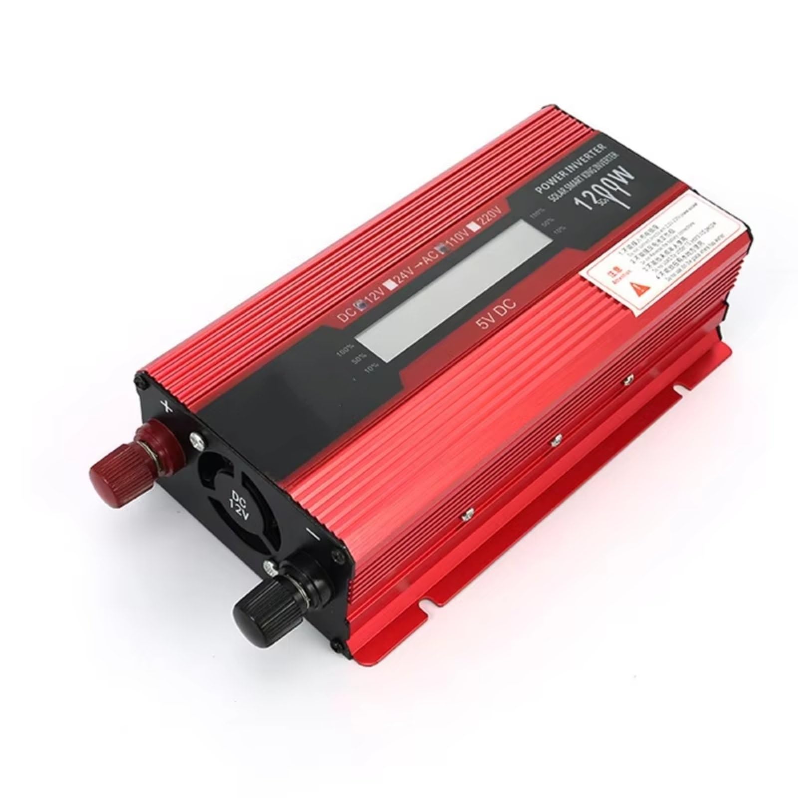 Convertidor CC a CA para coche de 12V 24V a 220V con adaptador portátil 8