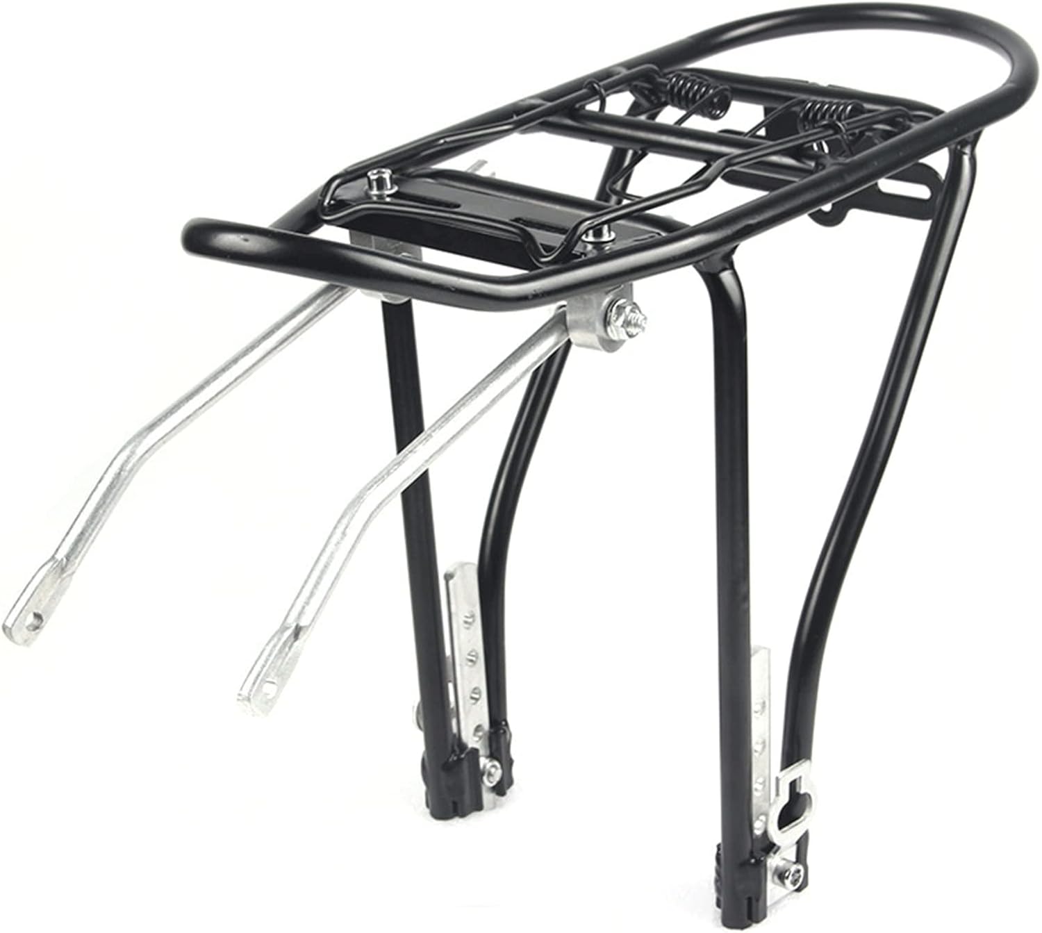Biking Bike Cargo Rack, Cycling Equipment Stand, Aluminum Alloy Footstock Bicycle Luggage Carrier Racks, for Camping Bike