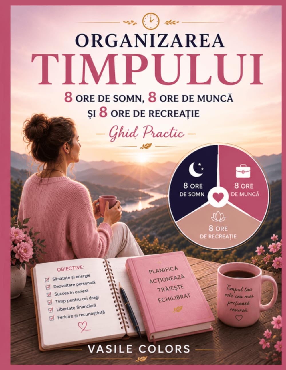 „Organizarea Timpului – 8 ore de somn, 8 ore de muncă și 8 ore de recreație: – Ghid Practic