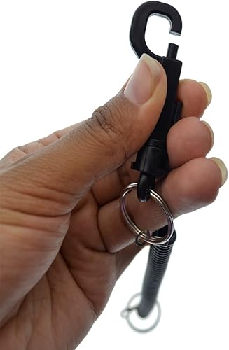 Miniatura 5 de Bungee Cable de bobinapaquete de 5elástico elástico Swipe insignia y clave Anillo Cadena Casino Tarjeta Clip correa cordones para uso en Light Duty