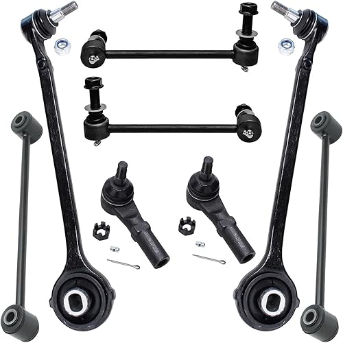 Miniatura 140 de Detroit Axle - Kit de suspensión delantera de 8 piezas para Toyota Sienna 2004-2010, brazos de control inferiores con rótulas interiores exteriores