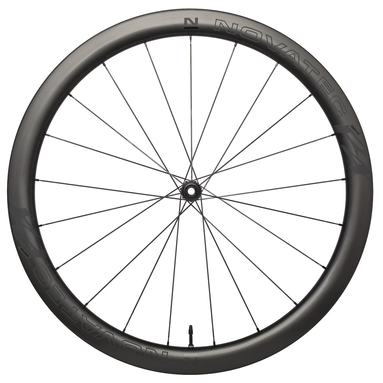 Novatec Kit per bici da corsa in carbonio, 45 mm e 1290 g, Tubeless, R4 Disc CL-Pro, Sram XDR