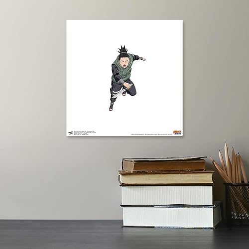Miniatura 5 de Trends International Gallery Pops Naruto Shippuden - Arte de pared Shikamaru Nara, versión sin marco, 12 x 12 pulgadas