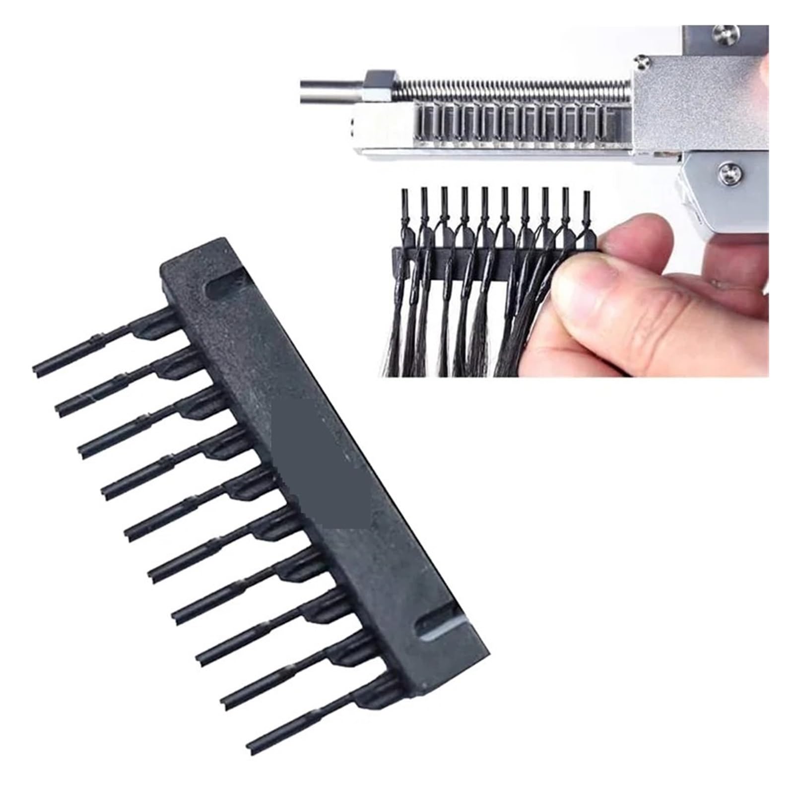 Macchina per le estensioni dei capelli 6D Connettore For Macchina For L'estensione Dei Capelli 6D Strumenti For L'estensione Dei Capelli 6D-1 Fibbia A Clip For Capelli Umani Reali Al 100% For Il Salon