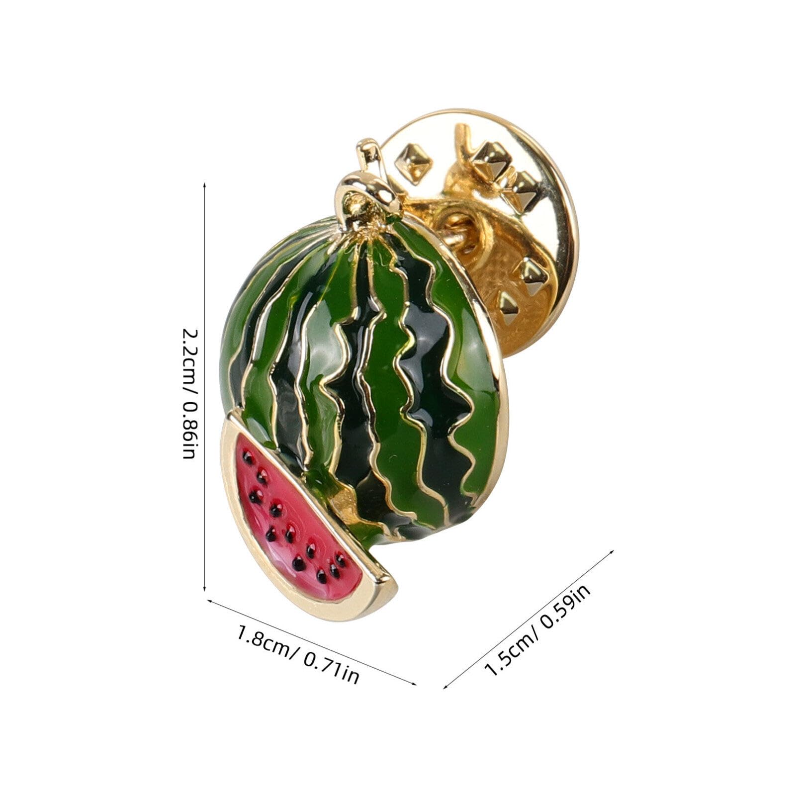 Palestina Spilla Watermelon Lavoro Smalto Donne in Metallo Besta Badge Frutto Scialle Stubito Corso Corso Corso Cardigan Cancella Scarpa Cuccatura Bilanci Bishing Gioielli