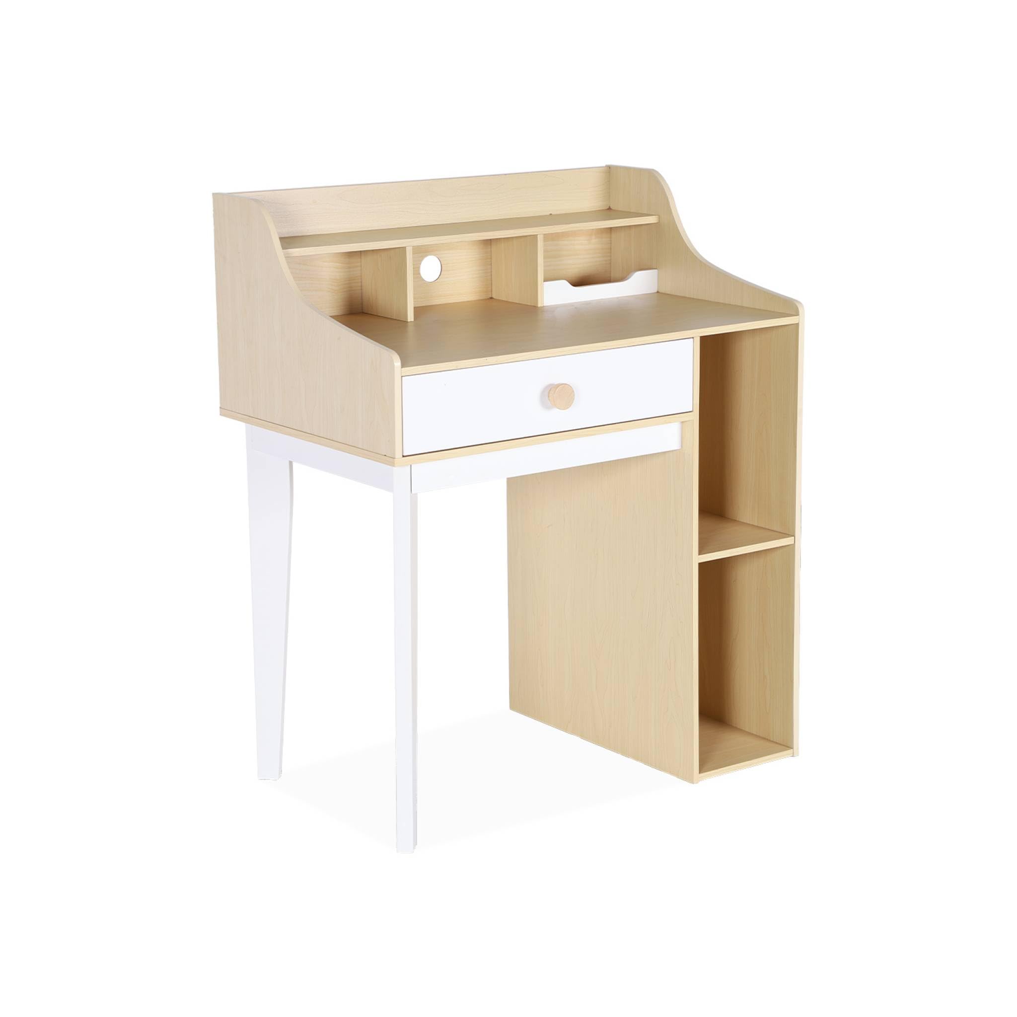 sweeek - Bureau Enfant avec tiroir et étagères