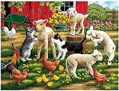 ZGmaxCL 5D Diamant Malerei Set - Goldenes Pferd Design 70x40cm - DIY Bastelset Für Erwachsene & Kinder