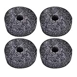 Cymbal Washer Set Drum Cymbal Sleeve + 4Pcs 4cm Drum Felt Washer + 2Pcs Wing Nut 4Pcs Metal Pad Set for High Performance Accessories