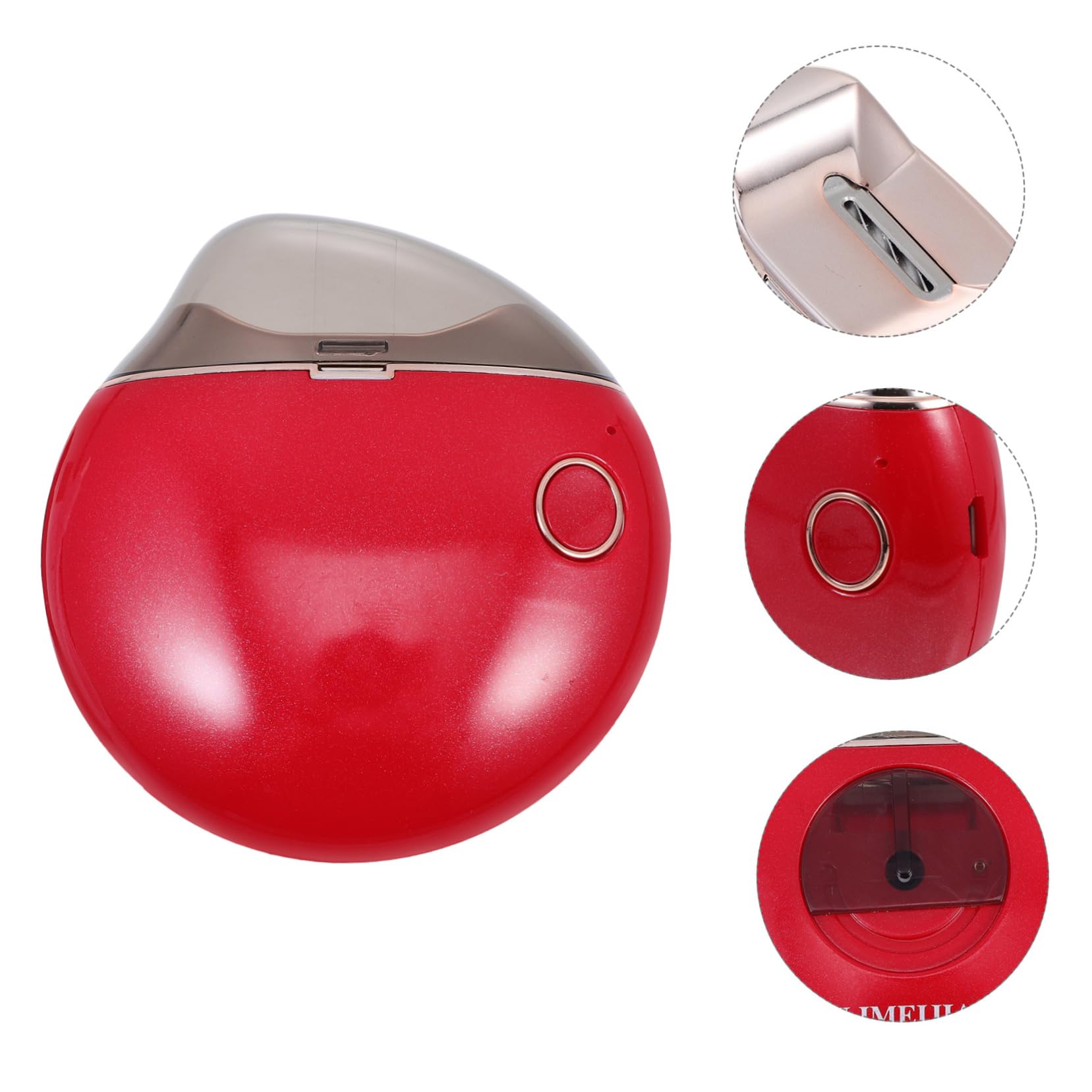 Cortaúñas Eléctrico Infantil Rojo, 1 Juego con Cable USB