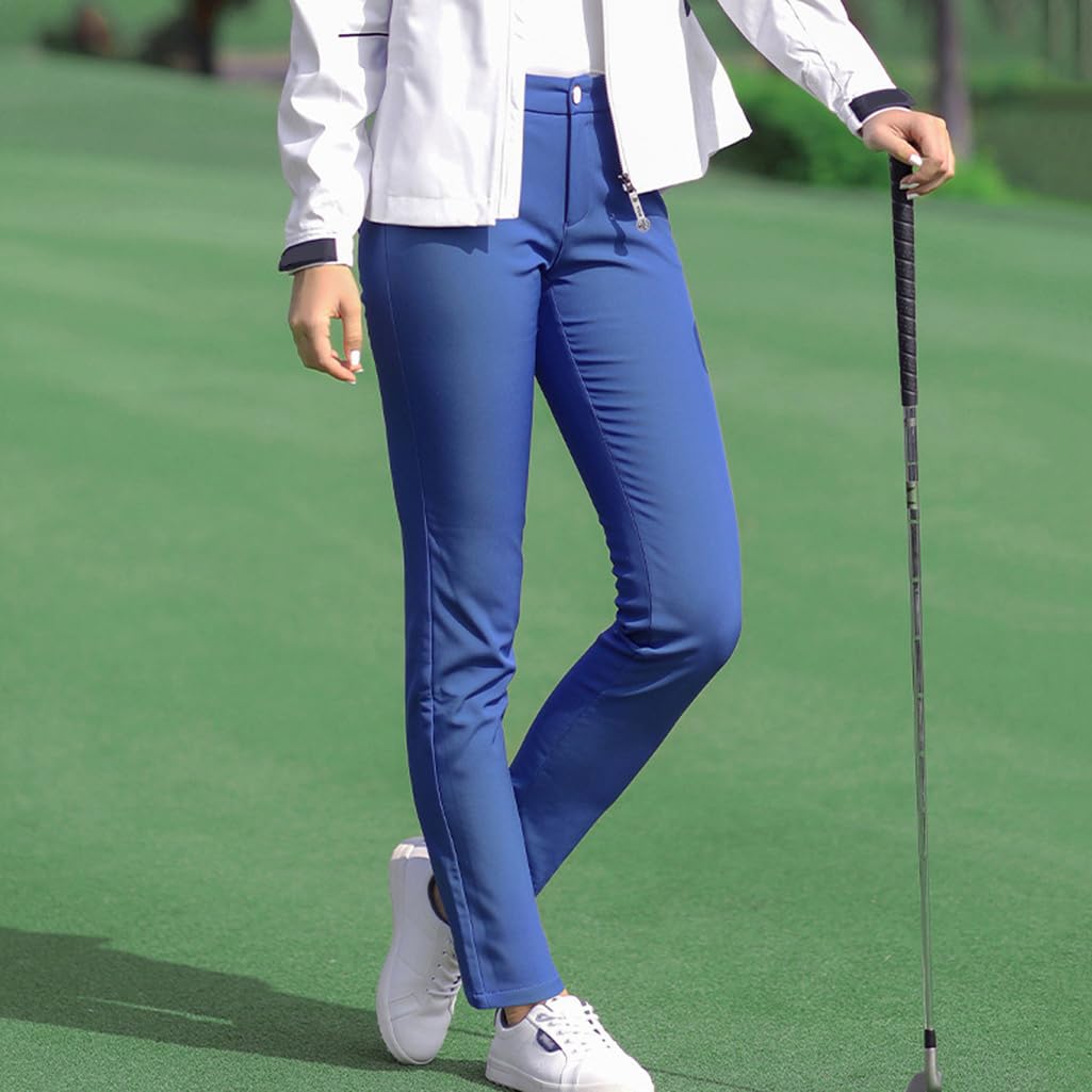 Pantalones De Golf para Mujer, De Forro Polar Cálido De Invierno para Tenis Elásticos Informales para Correr
