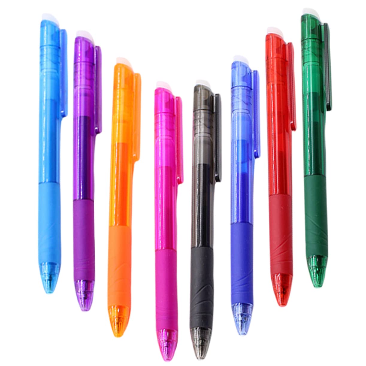 DOITOOL 24 Pezzi Penne Cancellabili Colorate per Scuola e Ufficio Scrittura Liscia e Facile Cancellare Penne Gel Estetiche per Regali Party