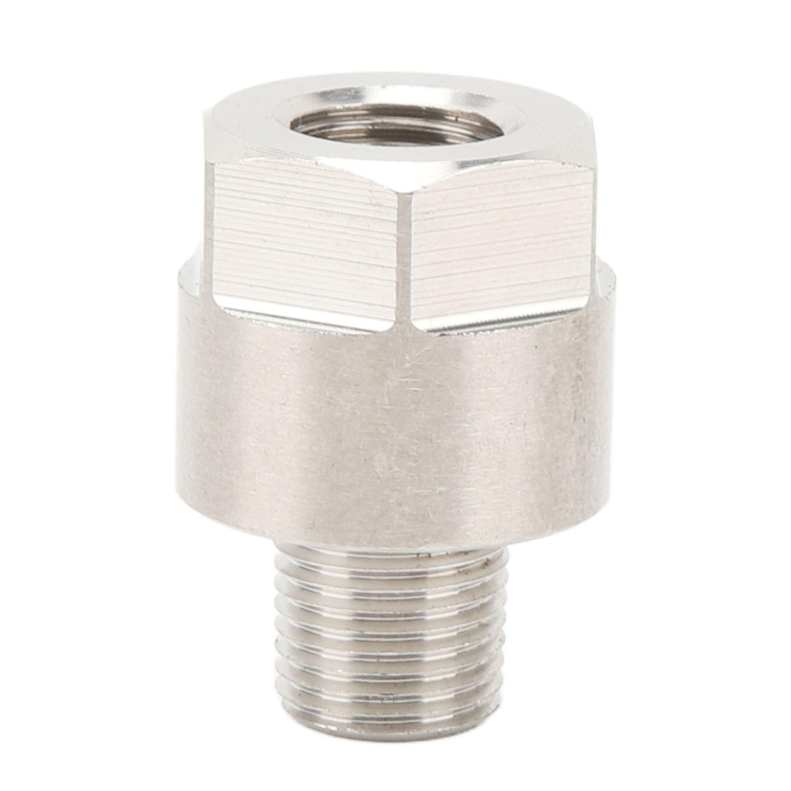 Adattatore per Manometro Olio 1/8 Pollici NPT Maschio M10x1.0 Femmina Acciaio Inossidabile Sensore Pressione Olio