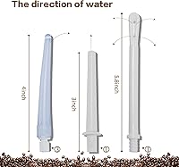 Vista 2 de Kit de reemplazo de manguera de enema para bolsa de enema y cubo de enema,Boquillas de enema de café,Kit de tubo de enema de silicona