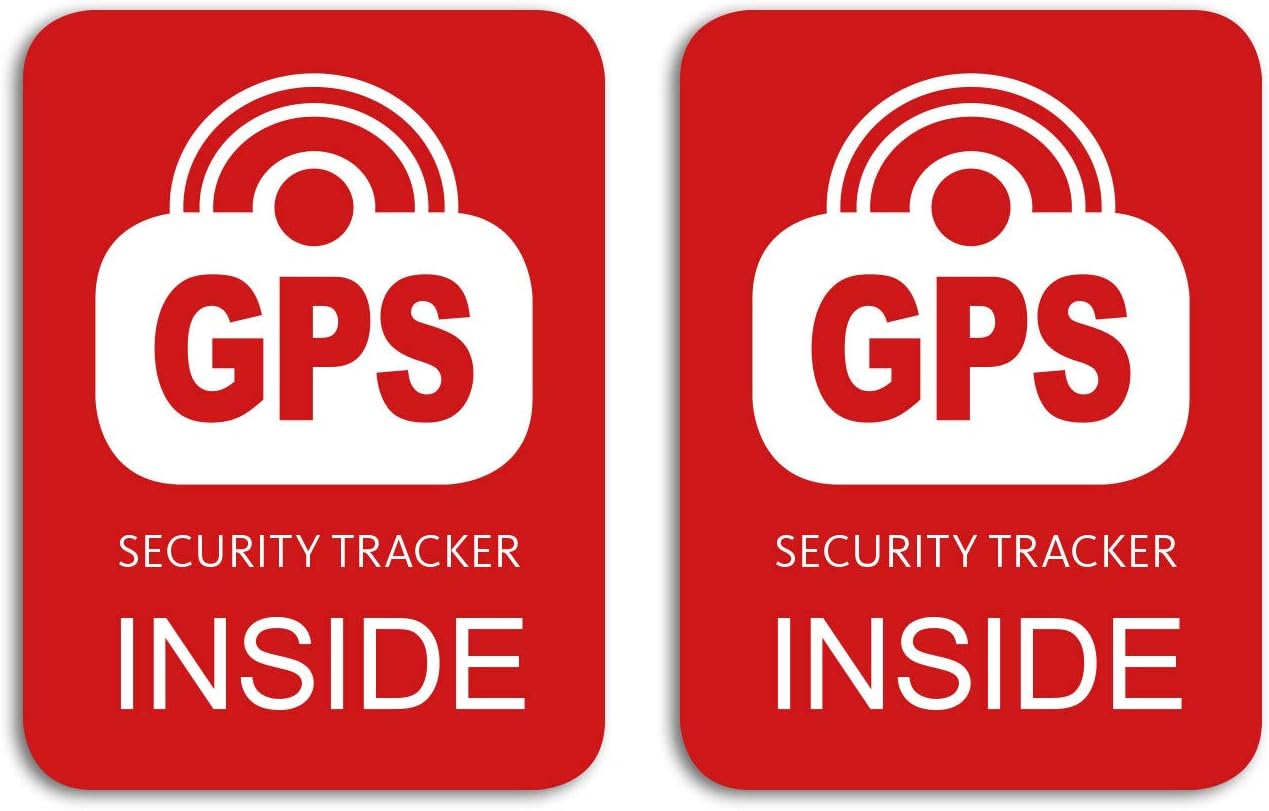 GPS Security Tracker Inside Sticker Pack of 2 for Bicycle, Bike