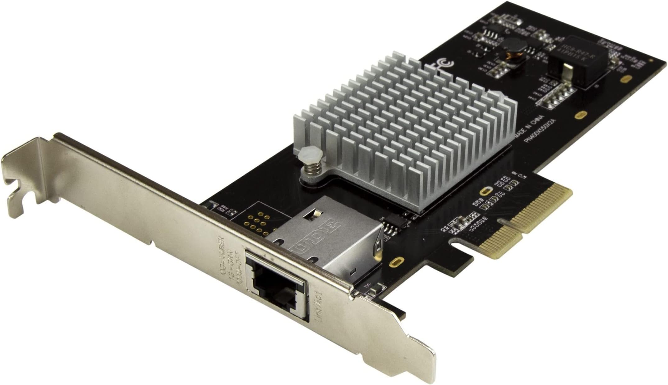 StarTech.com 1 Port 10G PCIe Network Card - 10GBase-T/NBASE-T - RJ45 Port - Intel X550 Chipset - Ethernet Card - Network Adapter - Intel NIC Card (ST10000SPEXI) Red