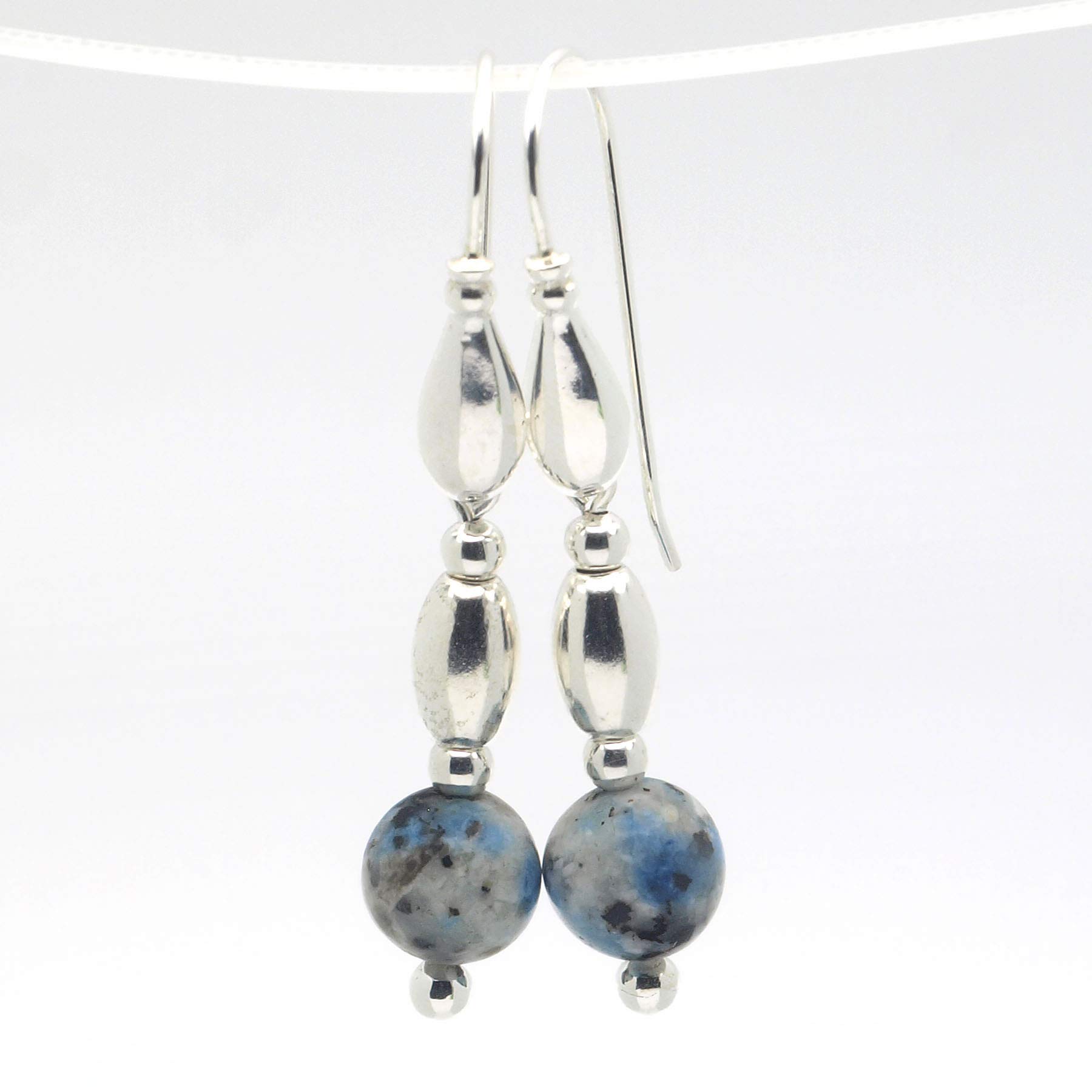 Pendientes Jaspe K2 y Plata 925