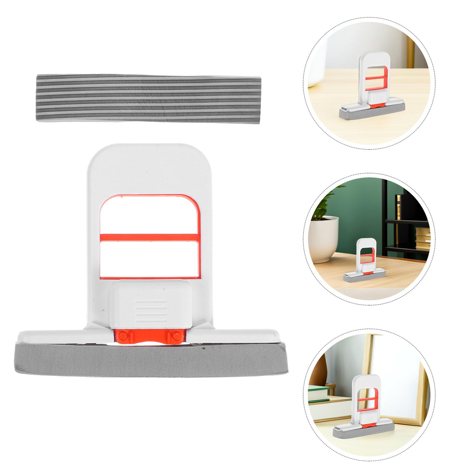 TOYANDONA Mini Trapeador Plegable Portátil Autoapretable con Esponja para Limpieza Húmeda y Seca, Tamaño Pequeño, 3 Unidades con 9 Recambios, Adecuado para Cocina, Baño y Escritorio