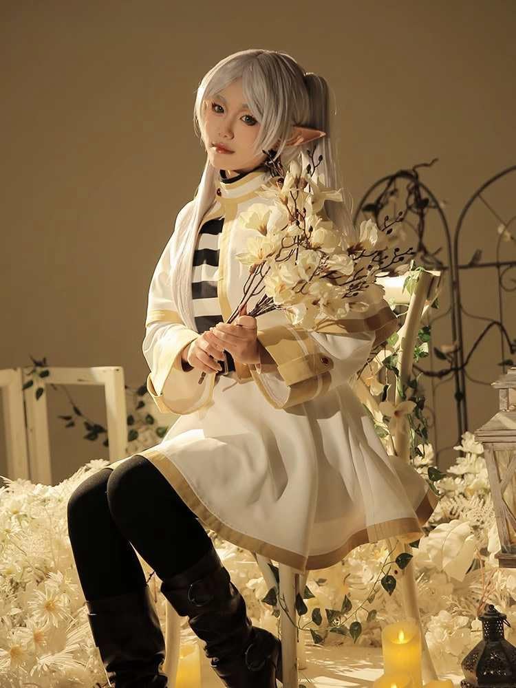 Amazon.co.jp: [売店] 葬送のフリーレン フリーレン コスプレ衣装 髪飾
