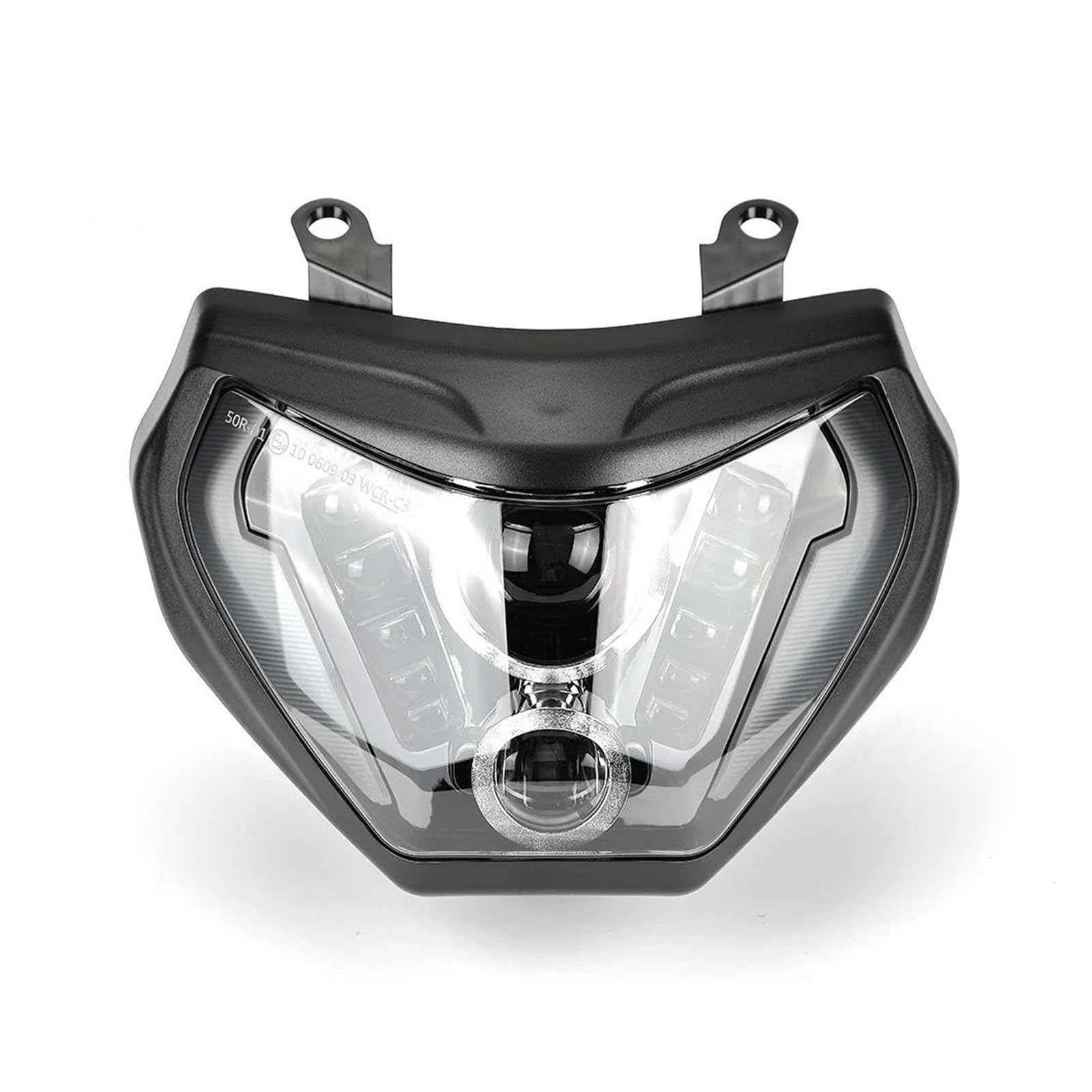 Zestaw reflektorów motocyklowych LED do MT09 2014-2016, MT07 2018-2019, certyfikat E-MARK, wodoodporny 110 W, z DRL