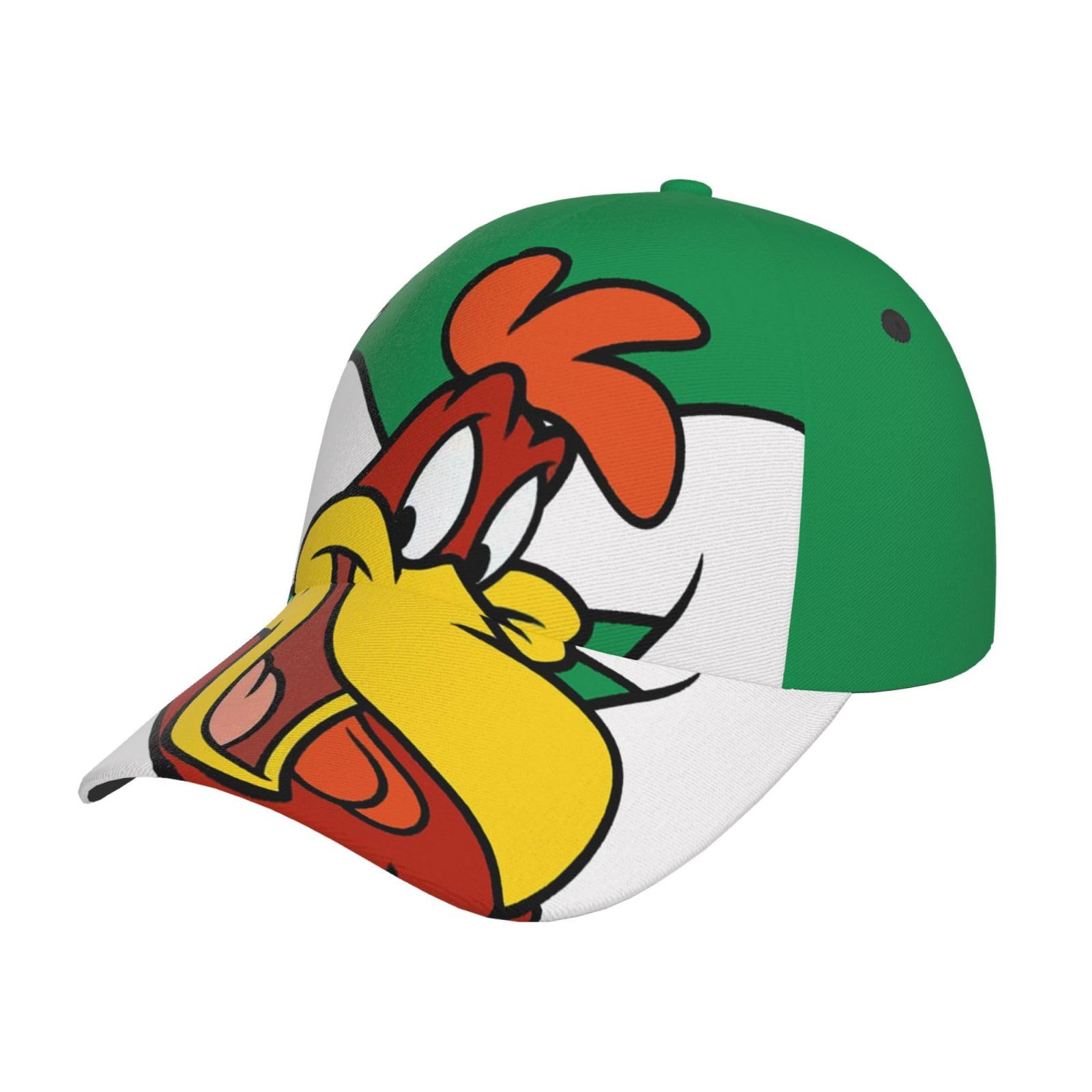 Foghorn Cartoon Leghorn Anime Baseball Cap Unisex Cartoon Trucker Hat Cute Hat Dad Hat for Women Men Black