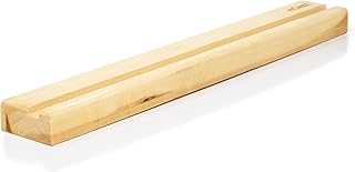 MÖNKE Vinyl Record Wall Mount - an Elegant Display Ledge Made from Solid Wood - This Vinyl Record Shelf Holds Single and Double LPs (Pine)