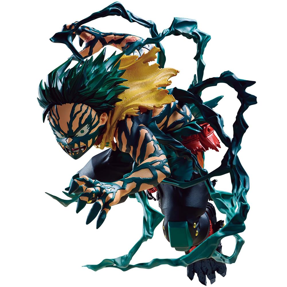 Tongyundacheng MHA Anime Figure - 14cm Midoriya Izuku Action Figure - Battle Damage Version - PVC Statue Collectible Model Ornament