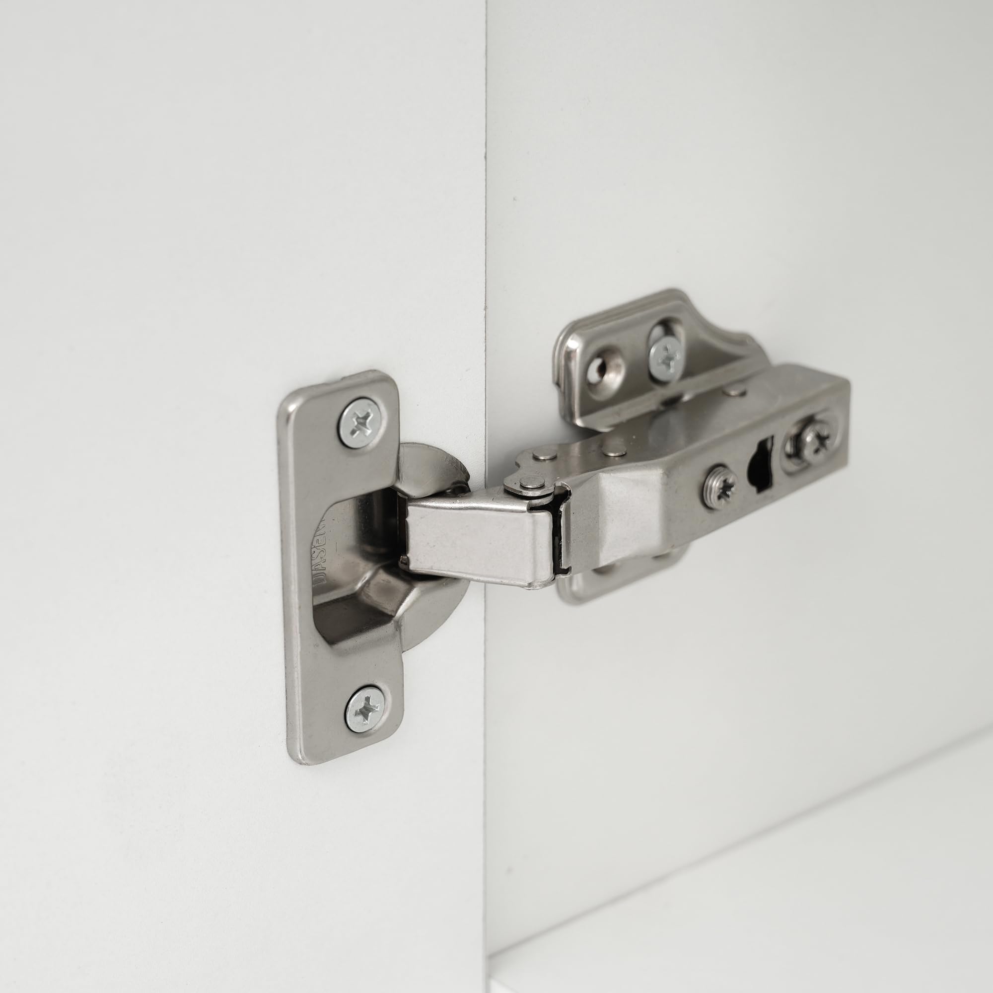 REXO Set da guardaroba, con appendiabiti a parete; Set da guardaroba con scarpiera e scarpiera, 4 ganci, 6 ante, 2 cassetti, mobili da ingresso bianchi (L110×A180×P37cm)
