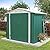 Patiowell 6x4 FT Outdoor Storage Shed, Garden Tool Storage Shed with Sloping Roof and Double Lockable Door, Outdoor Shed for Garden Backyard Patio Lawn,Green