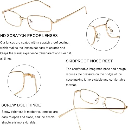 Miniatura 5 de Dollger Gafas de sol rectangulares retro para mujeres y hombres, cuadradas, estrechas, hip hop, gafas de sol con marco pequeño