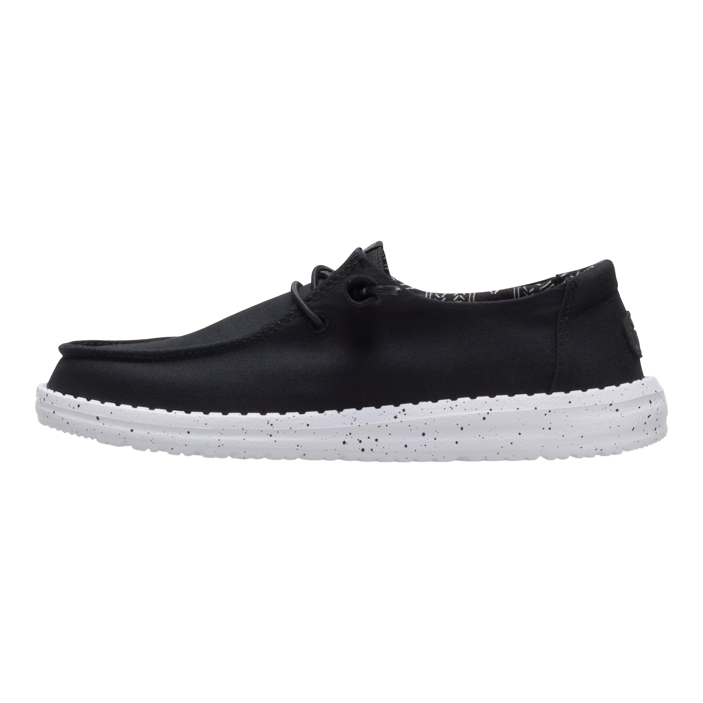 HEYDUDE Women's Wendy Stretch Canvas Slip On Shoes | Easy On Loafer