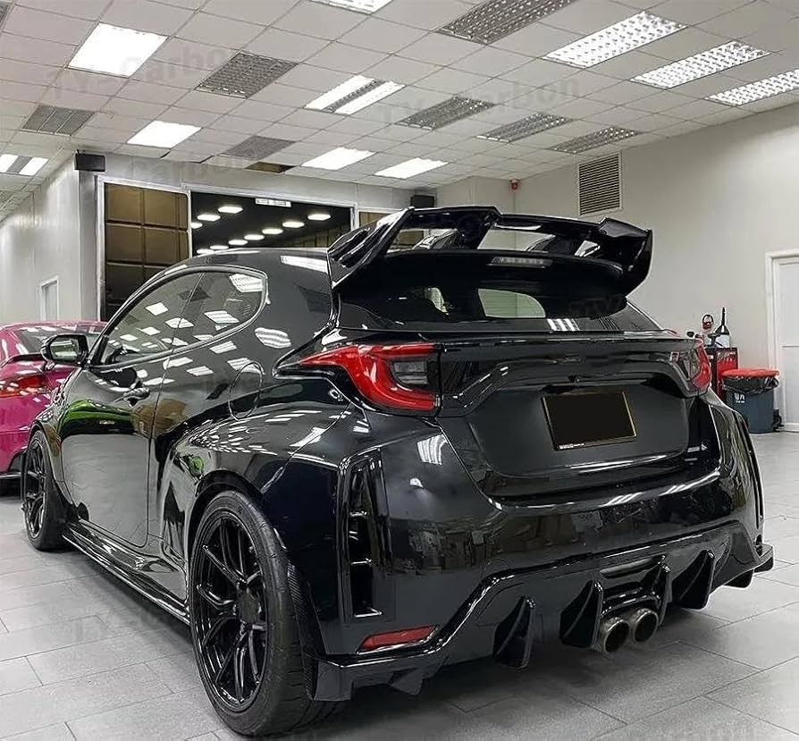 Amazon | 車のスポイラー GR ヤリス用 リアスポイラー リアルカーボン Amazon | 車のスポイラー GR ヤリス用 リアスポイラー リアルカーボン