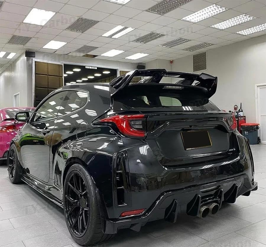 Amazon | 車のスポイラー GR ヤリス用 リアスポイラー リアルカーボン