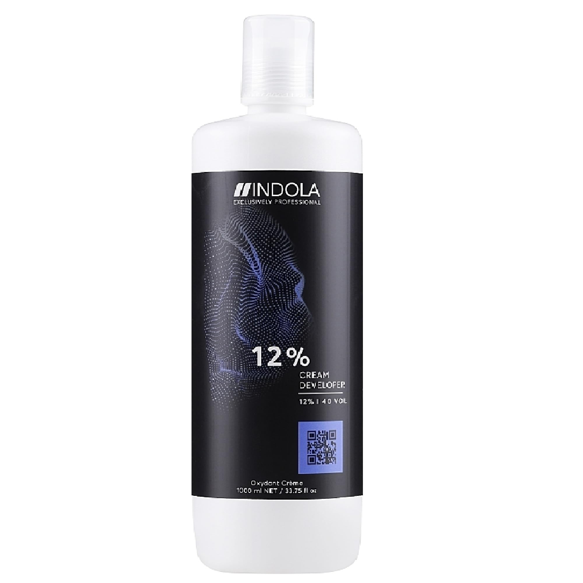 Indola Professional Cream Developer, Caring & Effective Oxidation Process, 12%, 40 VOL, 1000ml