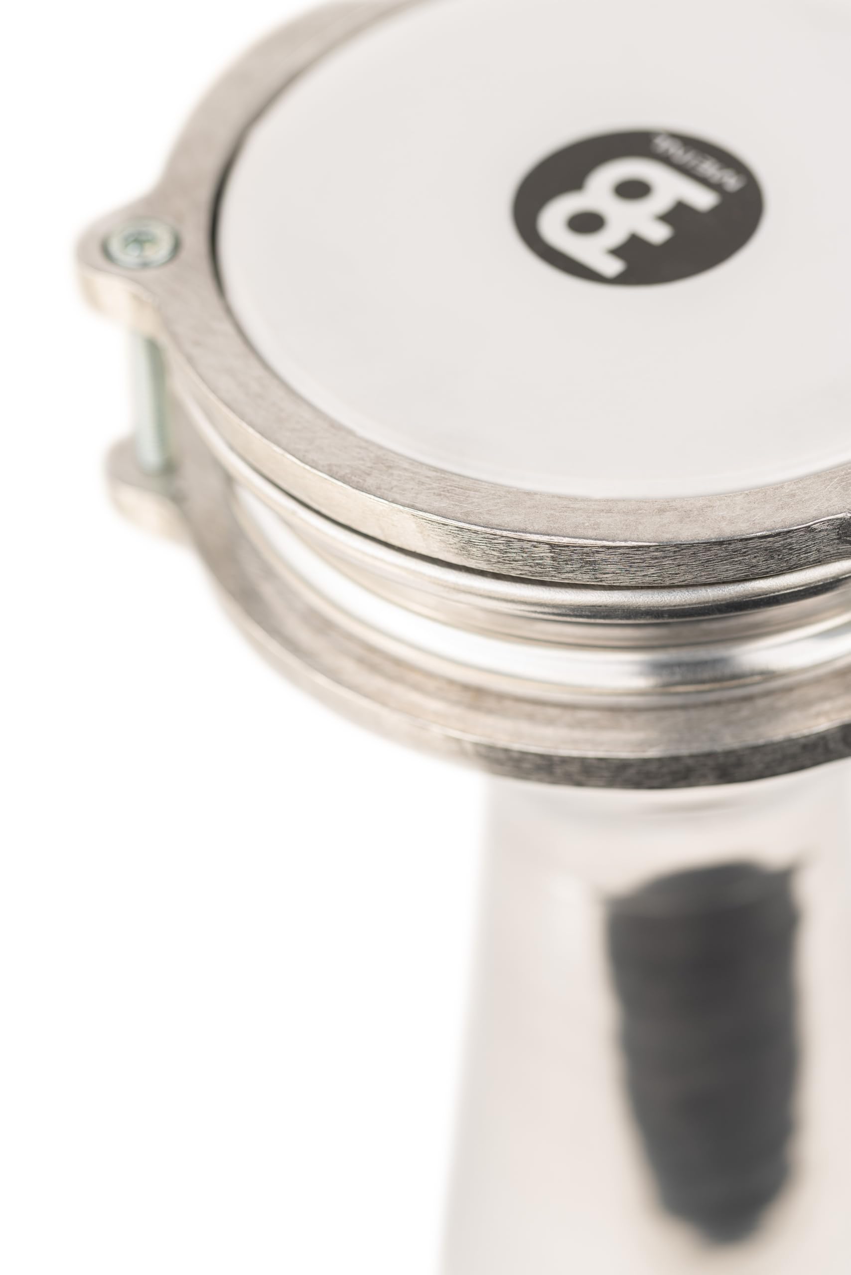 Meinl Percussion Mini Series Darbuka - Mini Handdrum - With Synthetic Head - Diameter 4.25 Inches - Aluminum, Silver (HE-050)