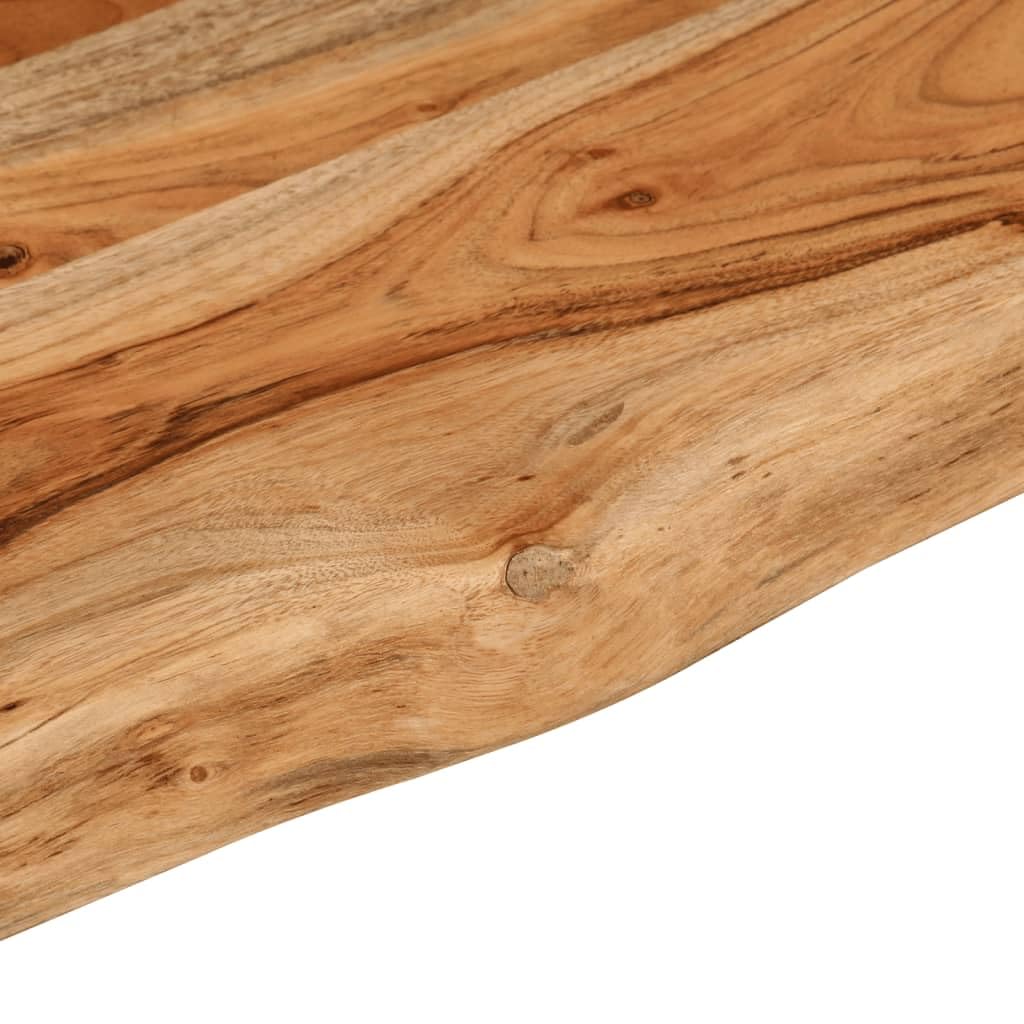 Dessus de table 180x30x3,8 cm rectangulaire bois massif acacia