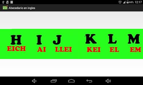 Abecedario en ingles