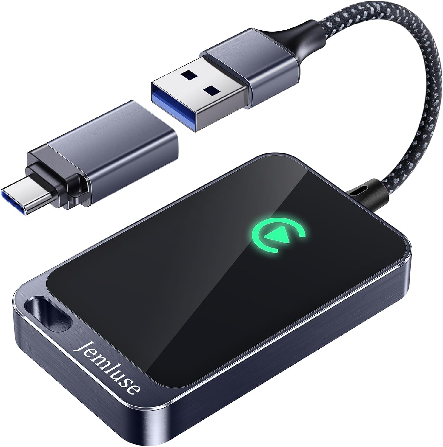 Wireless CarPlay Adapter for Apple – Stable Fast Connection for Convert Factory Wired to Wireless CarPlay Dongle Cars for iPhone – No Latency from iOS 10+ to Screen w/USB C(Pacific Blue Gray) Wireless CarPlay Adapter for Apple – Stable Fast Connection for Convert Factory Wired to Wireless CarPlay Dongle Cars for iPhone – No Latency from iOS 10+ to Screen w/USB C(Pacific Blue Gray)