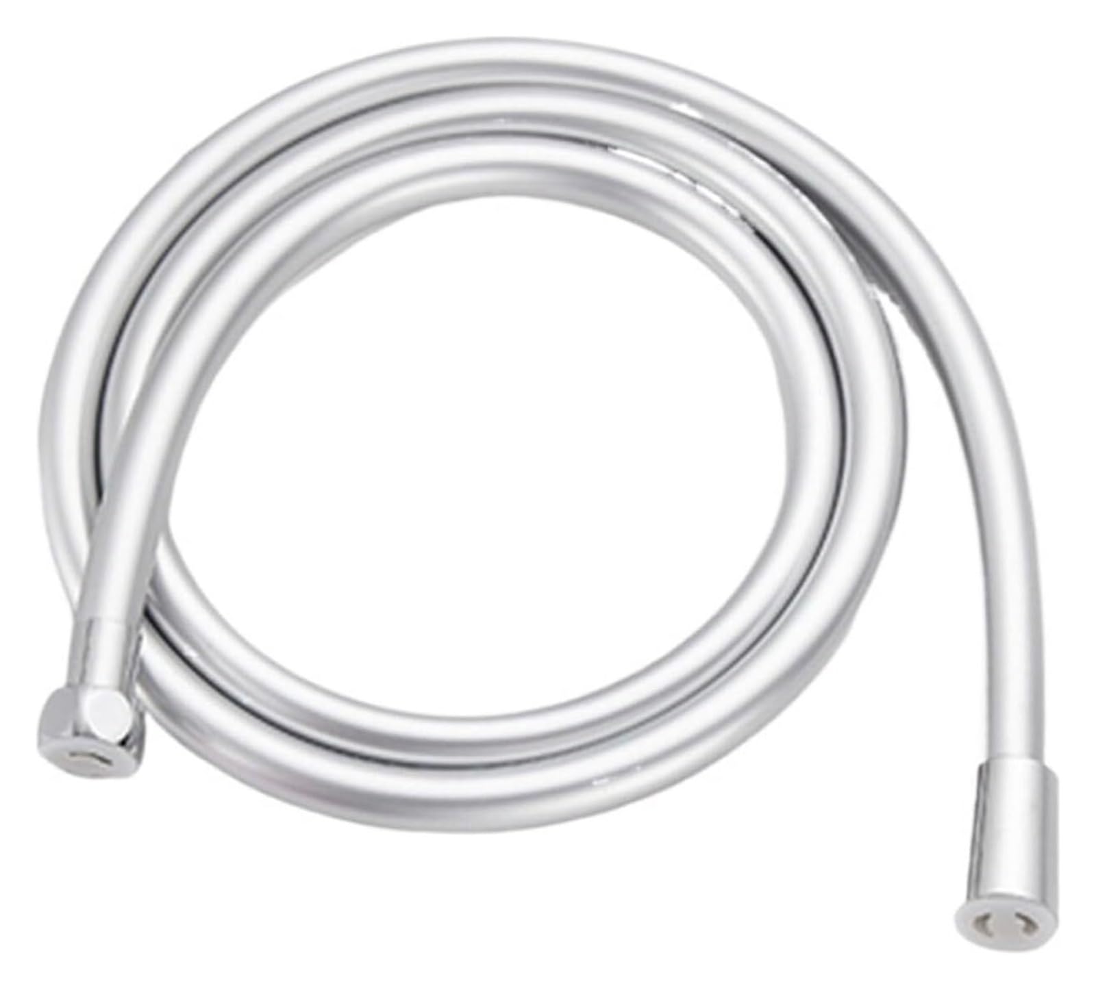 Flessibile Doccia PVC 1/2" Interfaccia Universale Multicolor 150-300 Cm(Silver,300 cm)